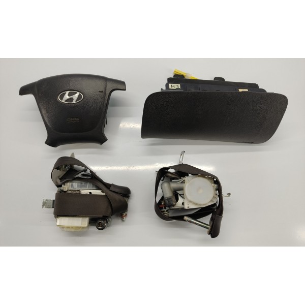 Kit Bolsa Colisao Painel Volante Hyundai Santa Fé 2012