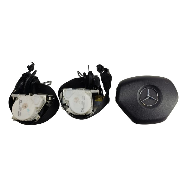 Kit Bolsa Colisao Painel Volante Tabeier Mercedes C250 2013