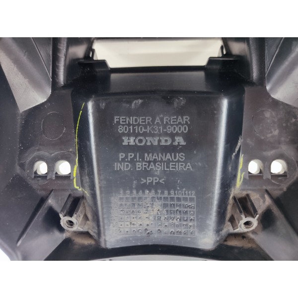 Rabeta Suporte Placa Honda Cb250 Twister 2021 Detalhe