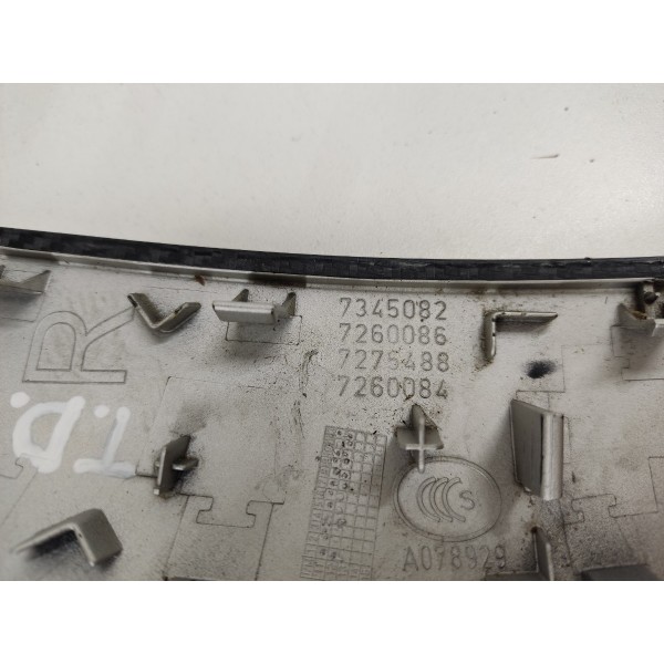 Moldura Puxador Porta Plotado Fibra Carb T.d Bmw 320i 2015