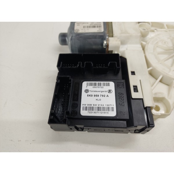 Motor Maquina Vidro Dianteiro Direito Tiguan 2012 Tsi