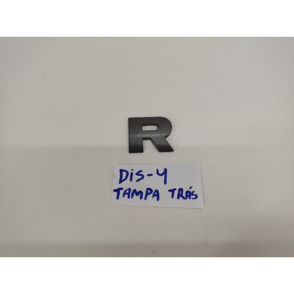 Emblema Letra R Tampa Traseira Discovery 4